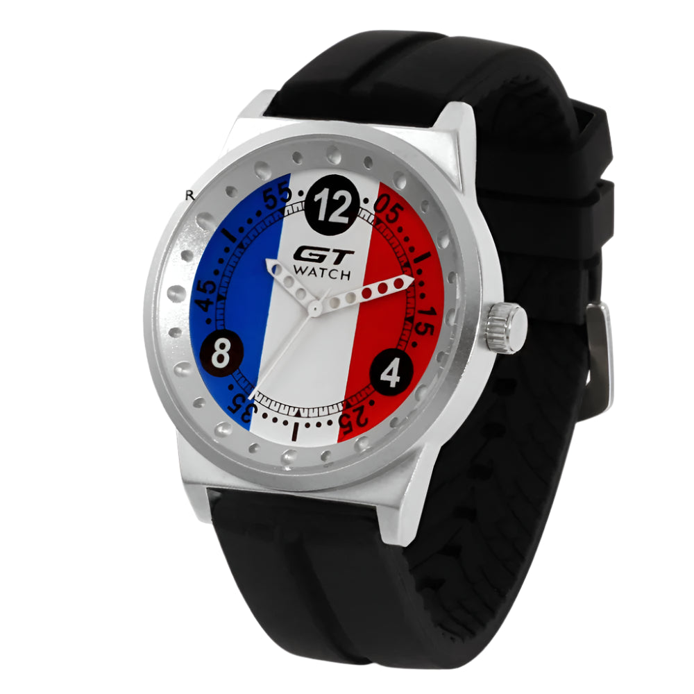 GT Watch Men Fashion Brand Watches Germany Flag F1 Sport Watches Silicone Strap Quartz-Watch relogio masculino reloj hombre.
