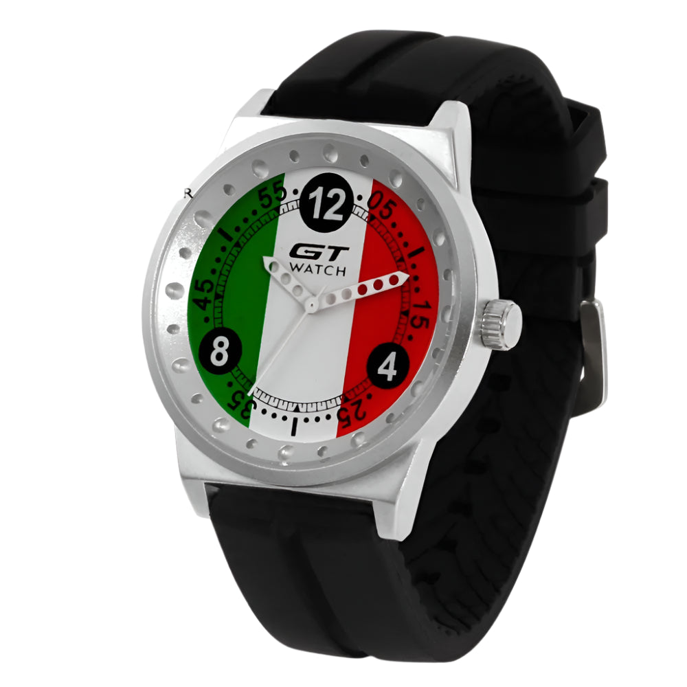 GT Watch Men Fashion Brand Watches Germany Flag F1 Sport Watches Silicone Strap Quartz-Watch relogio masculino reloj hombre.