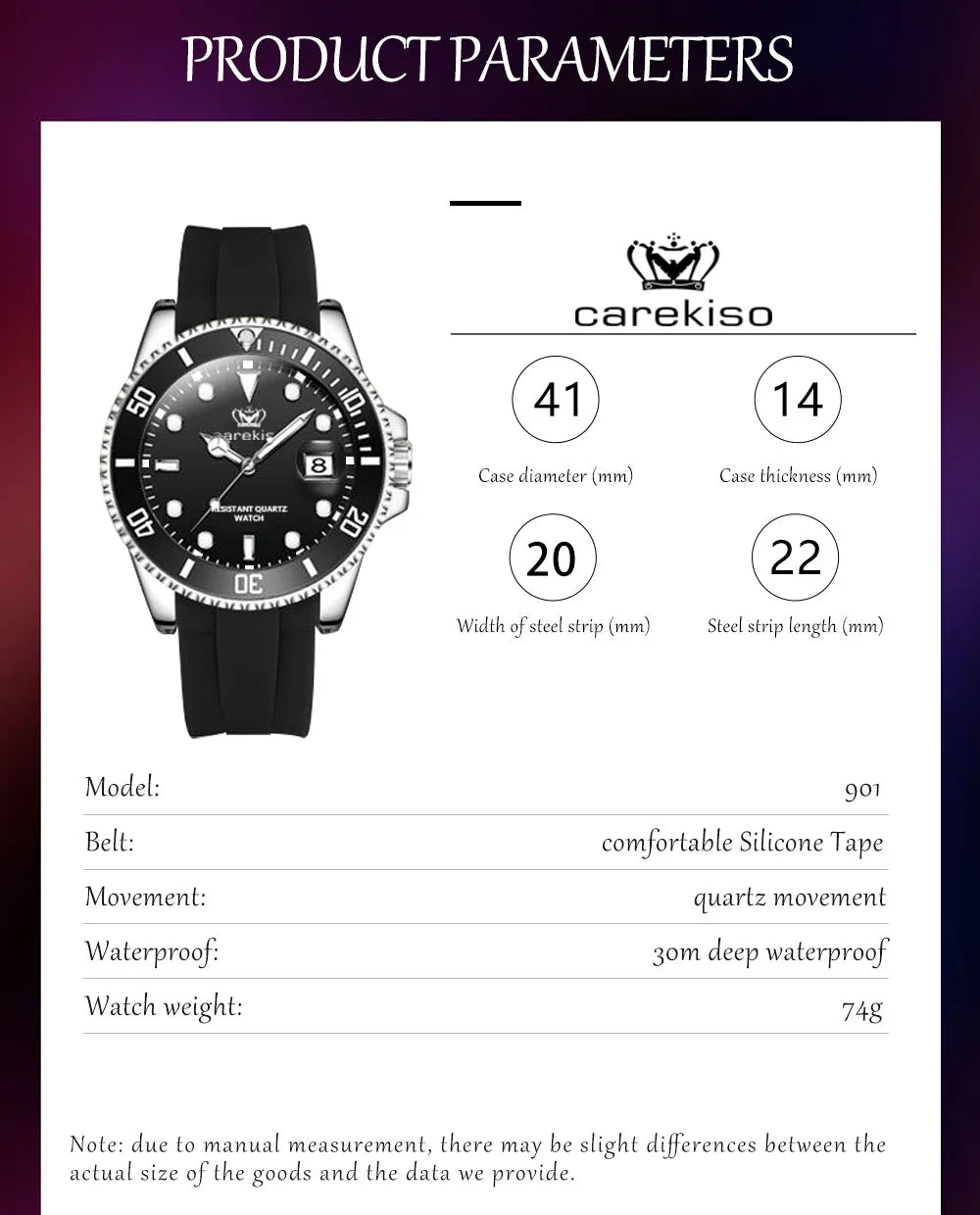 POEDAGAR Top Brand Luxury Fashion Silicone Strap Green Dial Diver Watch Men Waterproof Date Quartz Clock Sport Mens Watches Gift
