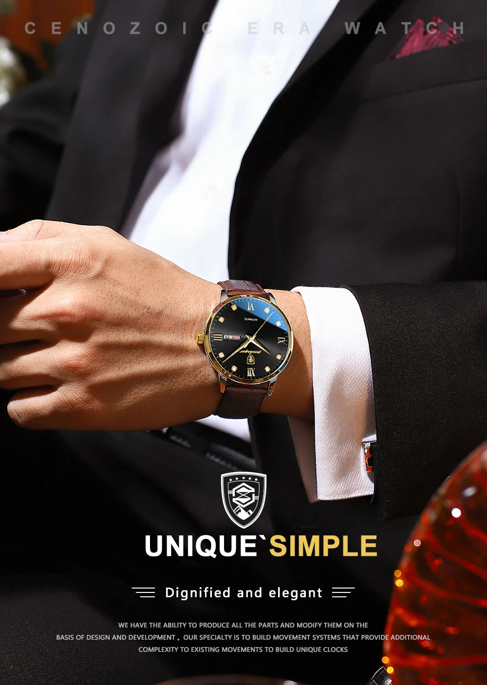 POEDAGAR Men's Watches Top Brand Luxury Men Wrist Watch Leather Quartz Watch Sports Waterproof Male Clock Relogio Masculino+Box