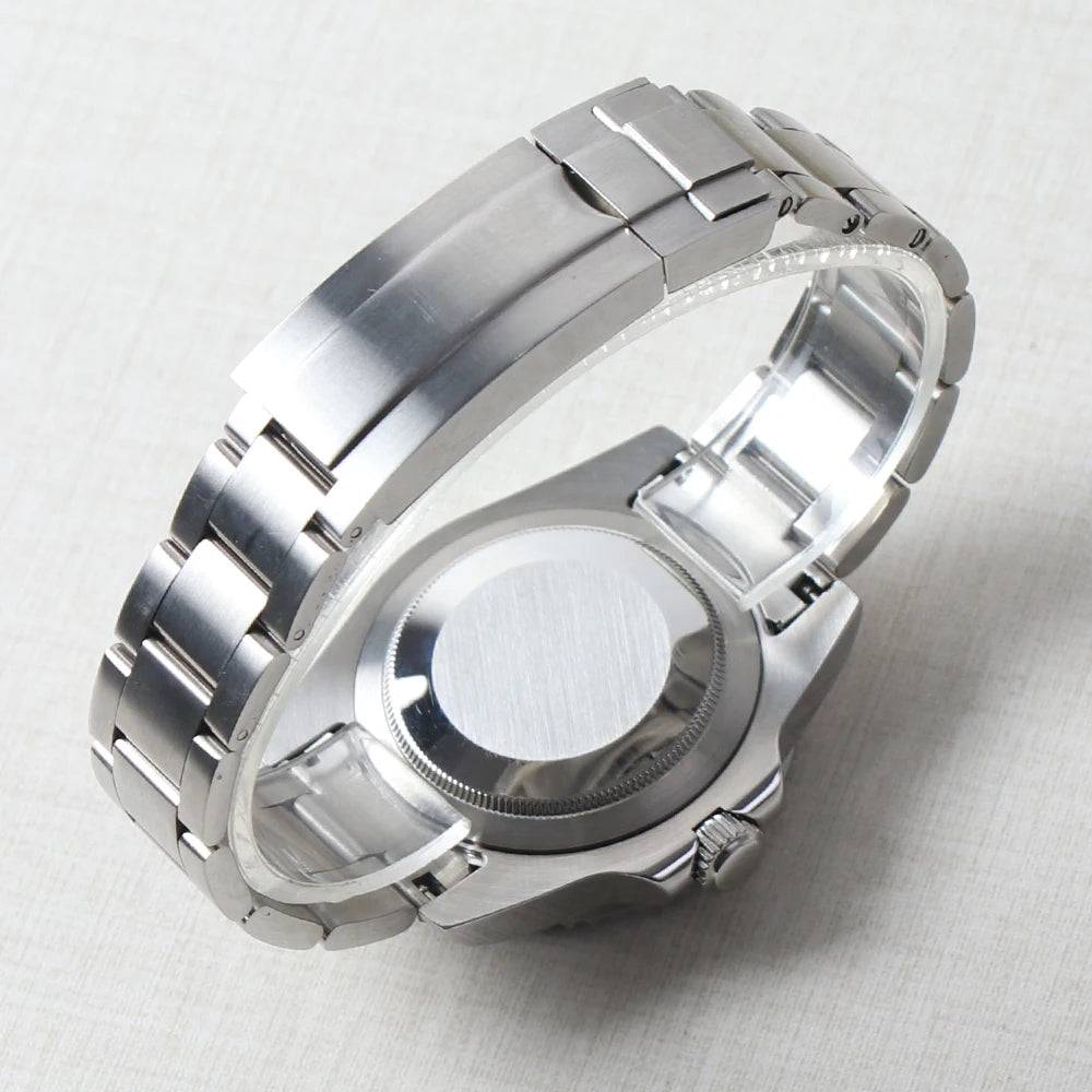 MINUTETIME NH34 GMT Watch DIY Dial American Flag 40MM Red Blue Bezel Automatic Movement Watch Sapphire Crystal 10ATM Waterproof.