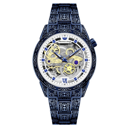 RETRO SKELETON QUARTZ WATCH FOR MEN.