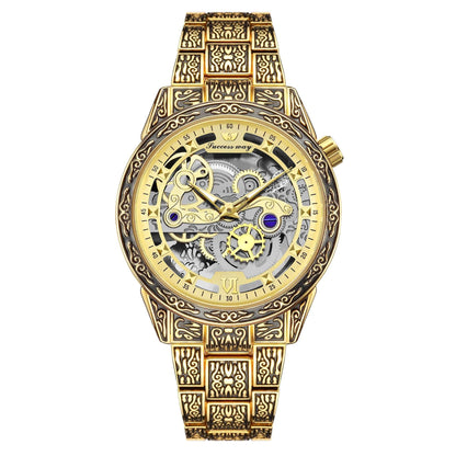 RETRO SKELETON QUARTZ WATCH FOR MEN.