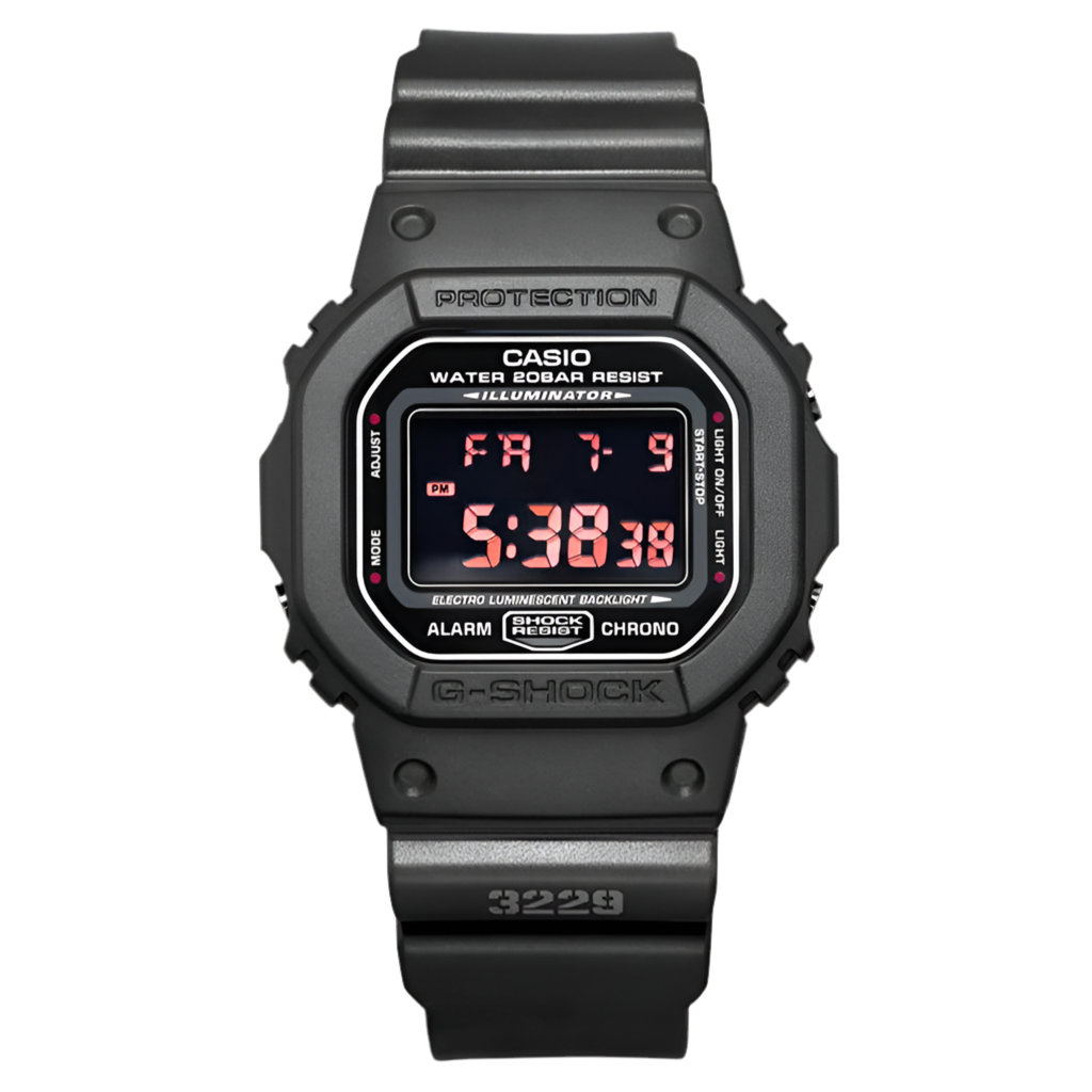 MONTRE MULTIFONCTIONNELLE POUR HOMMES CASIO G-SHOCK DW-5600
