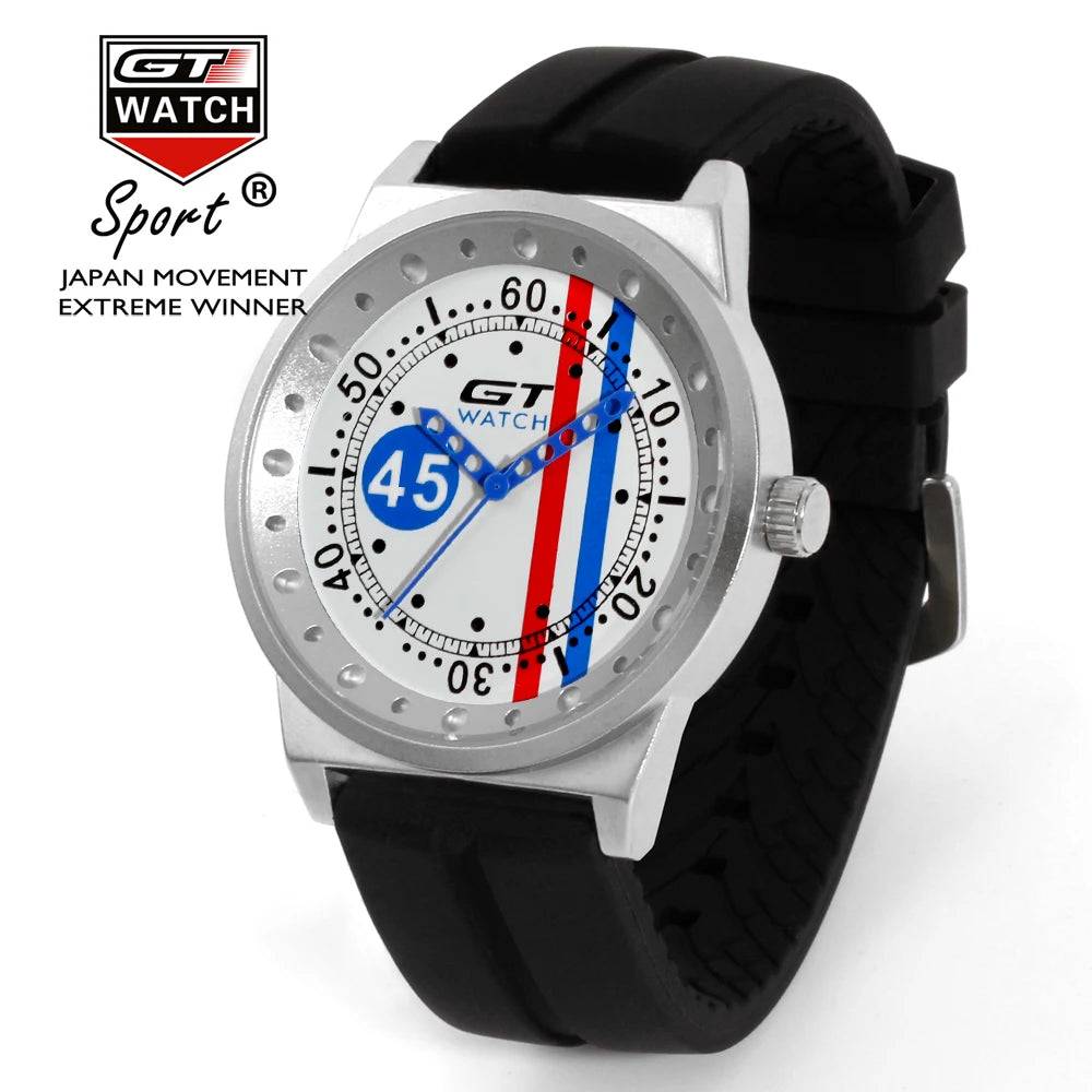 GT Watch Men Sport Watch F1 Fashion Silicone Band Men's Watch Quartz Male Clock relogio masculino relojes hombre 2022.