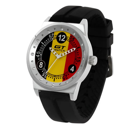 GT Watch Men Fashion Brand Watches Germany Flag F1 Sport Watches Silicone Strap Quartz-Watch relogio masculino reloj hombre.