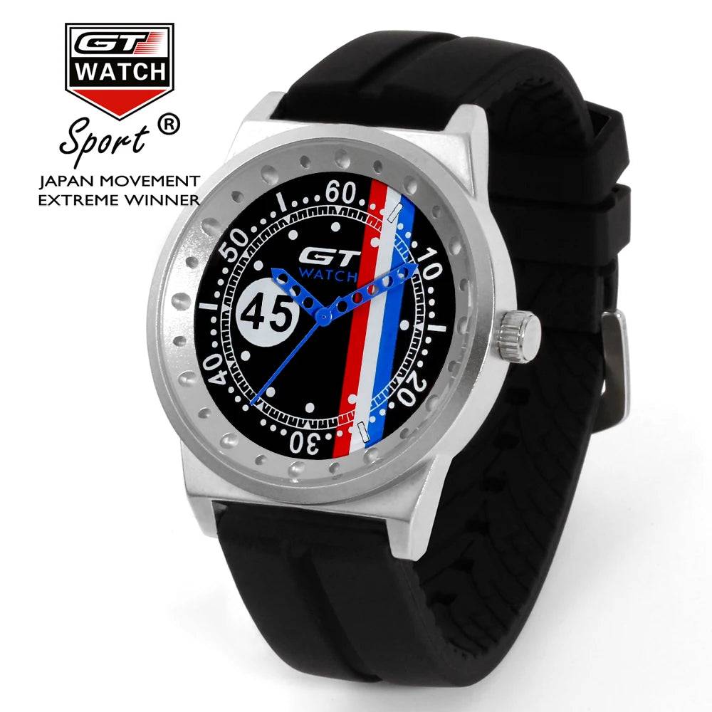 GT Watch Men Sport Watch F1 Fashion Silicone Band Men's Watch Quartz Male Clock relogio masculino relojes hombre 2022.