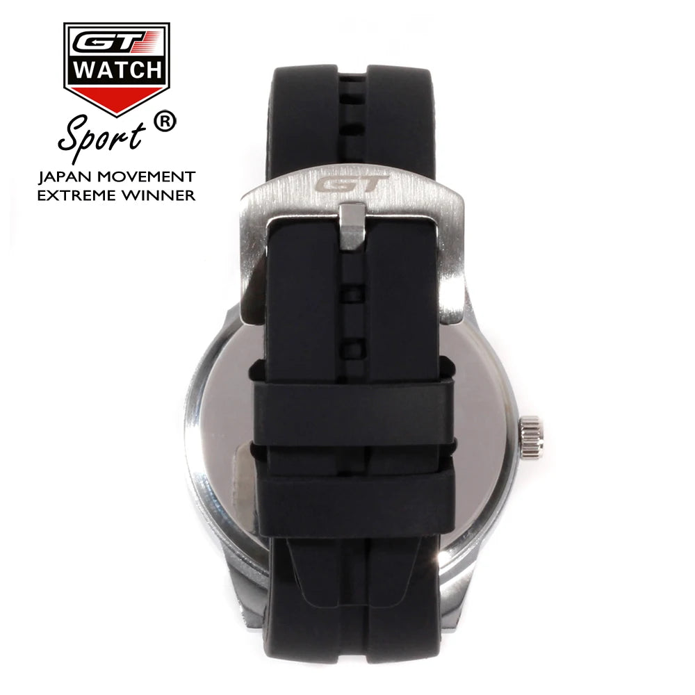 GT Watch Men Sport Watch F1 Fashion Silicone Band Men's Watch Quartz Male Clock relogio masculino relojes hombre 2022.