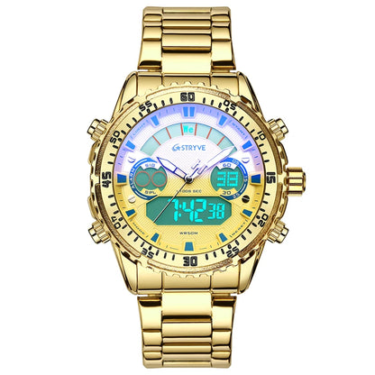 STYRVE Brand S8020 Sports Watch 50M Waterproof Stainless Steel Luxury Japan 2035 Movement Quartz Digital Watches montre homme