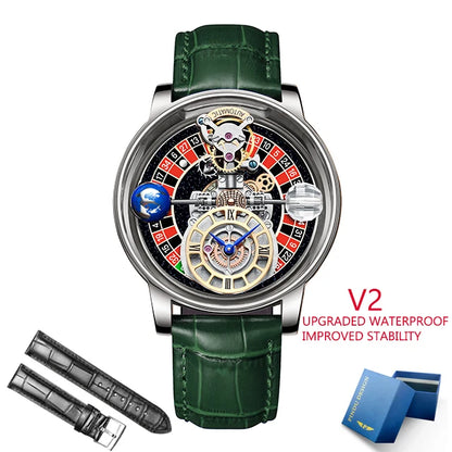 PINDU Men's Watch Casual Business Quartz with Astronomical Glow Design
