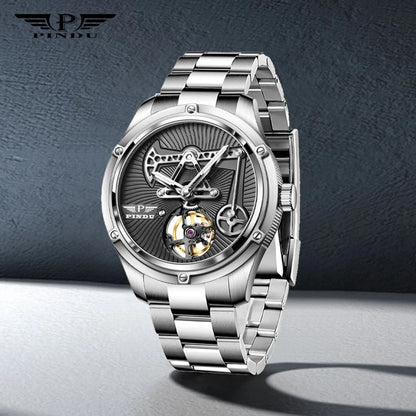 Pindu Men's Watch: Sapphire Glass Miyota 8215 Business Design
