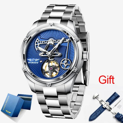 Pindu Men's Watch: Sapphire Glass Miyota 8215 Business Design