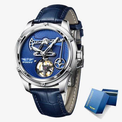 Pindu Men's Watch: Sapphire Glass Miyota 8215 Business Design
