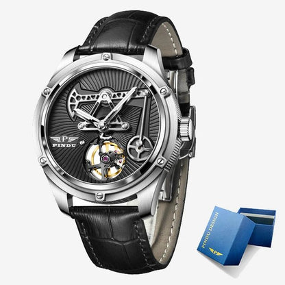 Pindu Men's Watch: Sapphire Glass Miyota 8215 Business Design