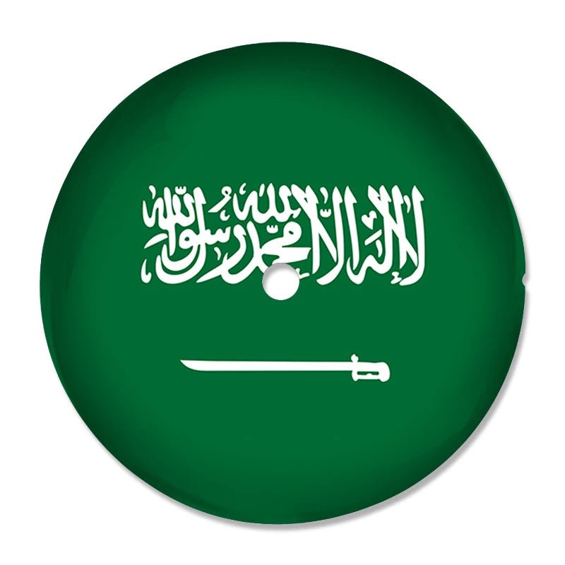 Automatic Mechanical Movement Flag of Saudi Arabia Dial NH34 GMT Watch 40mm Green Bezel Men's Watch Sapphire Crystal Waterproof.