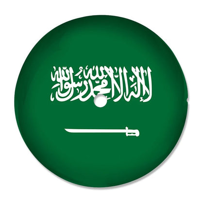 Automatic Mechanical Movement Flag of Saudi Arabia Dial NH34 GMT Watch 40mm Green Bezel Men's Watch Sapphire Crystal Waterproof.