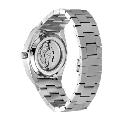 All Stainless Steel Black Sunray Dial Japan Automatic Movement Mechanical Wrist Watches For Men