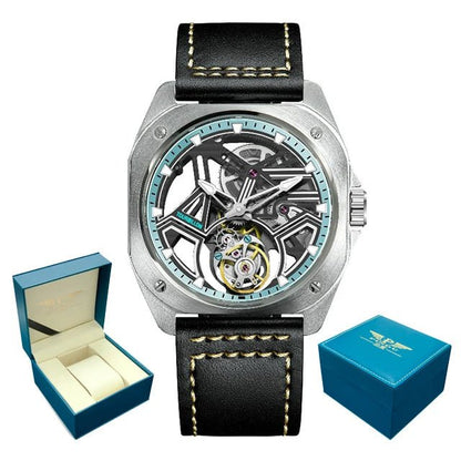 PINDU Men's Watch Advanced Sapphire Chronograph with Luminous Waterproof Design