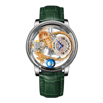 Jacob&Co PINDU Men's Watch: Diamond Tourbillon Astronomia Solar Design