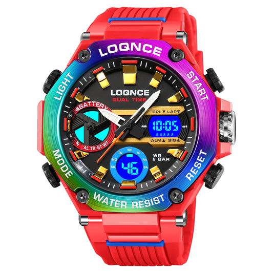 LOQNCE DIGITAL-ANALOG DUAL MOVEMENT WATCH FOR MEN