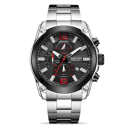 Watch for Men relogio masculino Chronograph Analog Quartz Movement Sports Designer Wrist Watch 30M Waterproof Elegant Gift