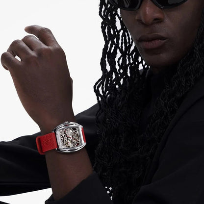 CIGA Design Z Series Men's Watch: Skeleton Automatic with Sapphire Crystal & 2 Straps.