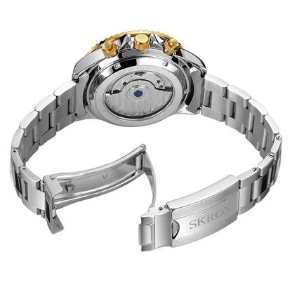 SKROX Luxury Replica Submarine Tourbillon Automatic Man Watch Stainless Steel Vintage Mechanical Waterproof Military Male Wrist
