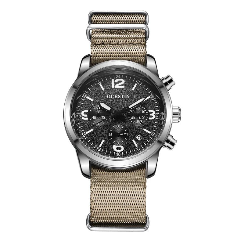 Men's Watch Sports Watches Military Outdoor Army Tactical Date Chronograph Analog Wristwatches Waterproof Man Watch erkek kol sa.