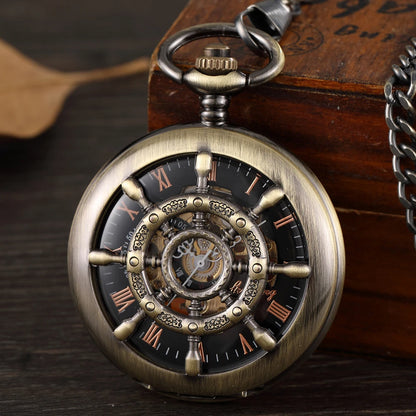 Wind up Pocket Watches for Men no battery Pendant Vintage Costume Mechanical Mens Pocket Watches and Chain Vest Necklace Watches