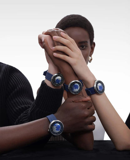 CIGA Design Blue Planet Men's Watch: Luxury Automatic with Steel/Titanium Case