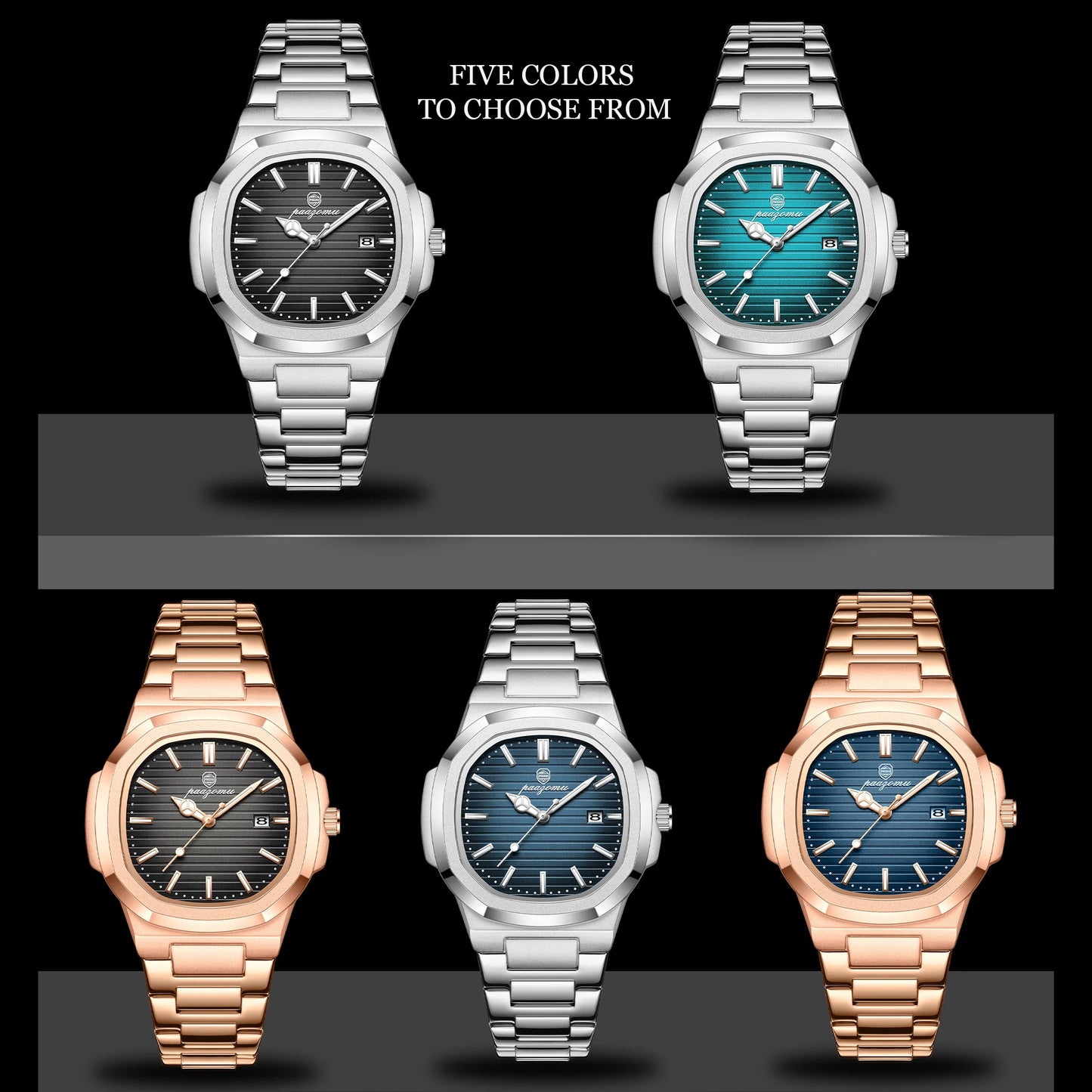 PENGAGAR LUXURY BUSINESS QUARTZ WATCH FOR MEN