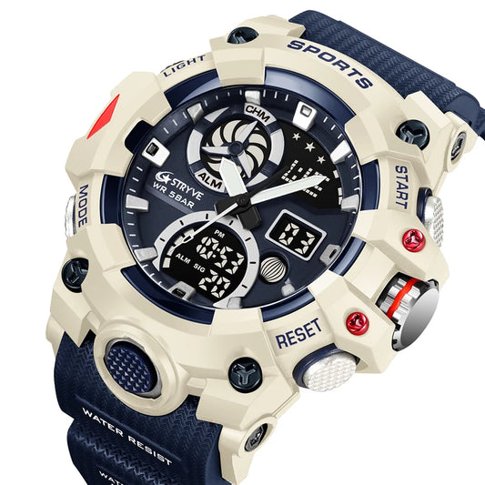 STRYVE MEN'S MULTIFUNCTIONAL WATCH MODEL 8027