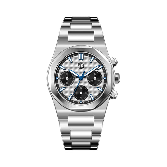 BETTIMER BGW-X1 Men's Watch: ST1903 Automatic with Blue Light & 100m Waterproof Steel.