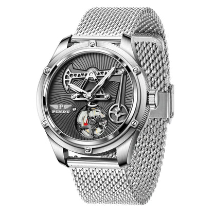 Pindu Men's Watch: Sapphire Glass Miyota 8215 Business Design