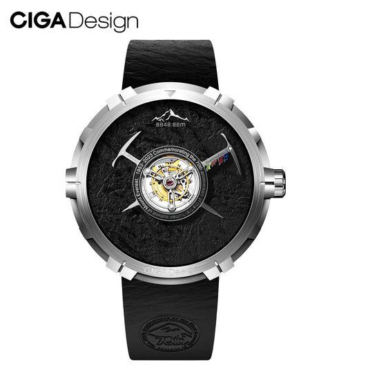 CIGA Design Men's Watch: Mount Everest Edition Central Tourbillon.