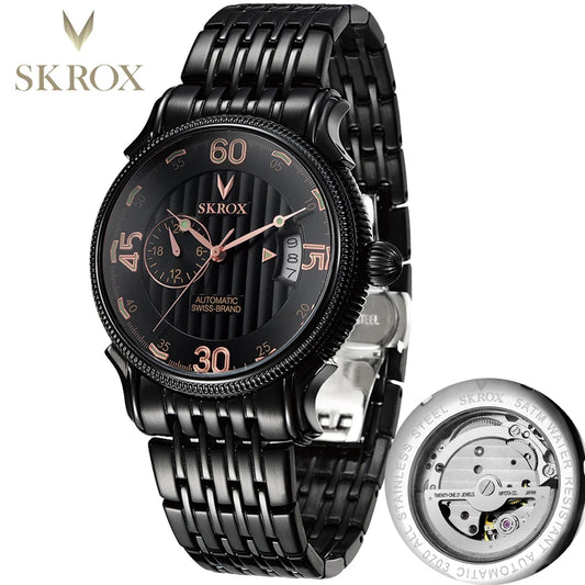 Original Miyota 8217 Japanese Automatic Movement Man Watch Sapphire Stainless Steel Mechanical Wrist Watches Luxury knight Clock