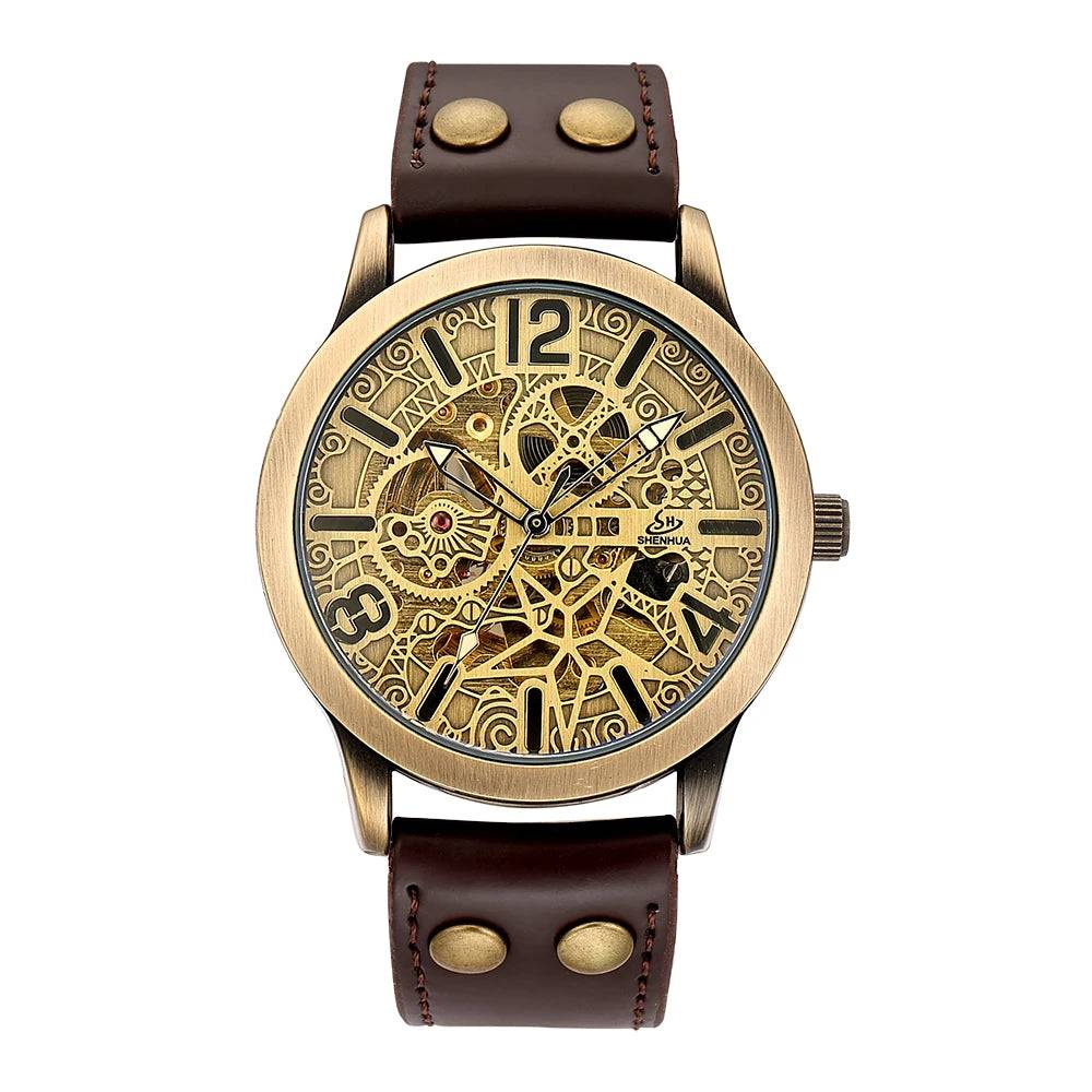 AUTOMATIC MAN WATCH MECHANICAL WATERPROOF WRIST WATCHES For Men LUXURY SKELETON MALE CLOCK STAINLESS STEEL SELF WIND Mens Watch.