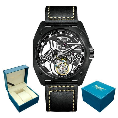 PINDU Men's Watch Advanced Sapphire Chronograph with Luminous Waterproof Design